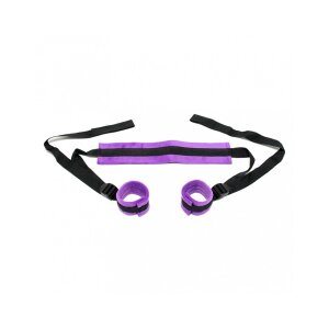 Rimba Soft Enhancer Set with Ankle Cuffs Black Purple