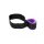 Rimba Soft Bondage Upper Leg to Wrist Cuffs 2-Piece Purple Black