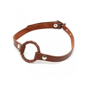 Rimba Ball Gag with O-Ring Brown