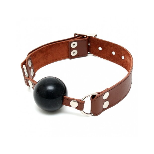 Rimba Ball Gag Black Brown
