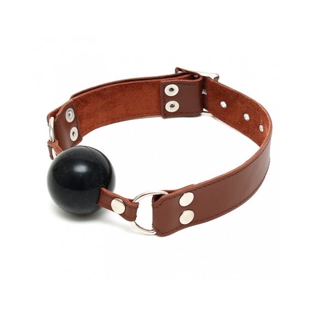 Rimba Ball Gag Black Brown