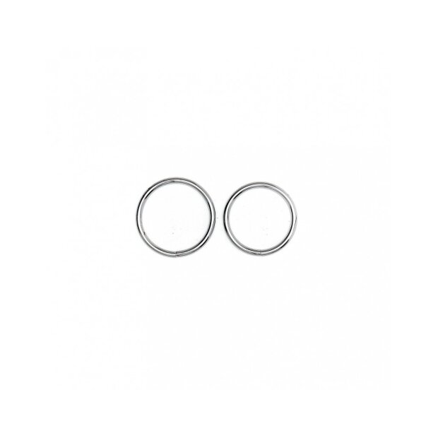 Rimba 2-Piece Metal Cock Ring Set Silver Ø 4.0-4.5 cm