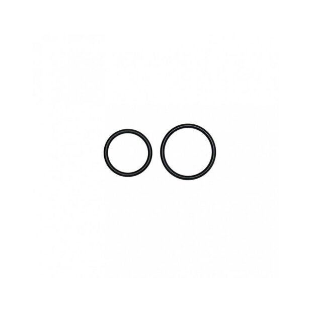 Rimba Rubber Cock Ring Set Black Ø 3-3.5 cm