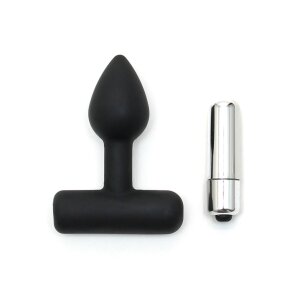 Rimba mini plug anal vibrant noir Ø 2,4 cm