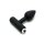 Rimba Mini Analplug mit Vibration Schwarz Ø 2,4 cm