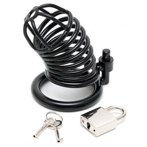 Rimba Keuschheitskäfig aus Metall mit Schloss...