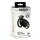 Rimba metal chastity cage with lock black Ø 4.5 cm - 5 cm