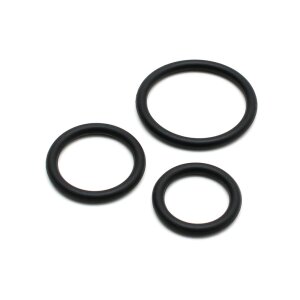 Rimba Flexible Silicone Cock Ring Trio &Oslash; 3 cm - 5 cm