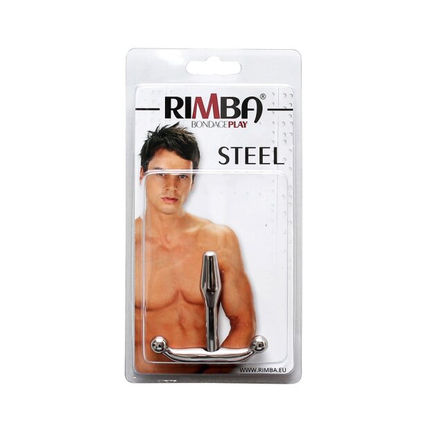 Rimba Glatter Harnröhrenplug Silber 9 mm