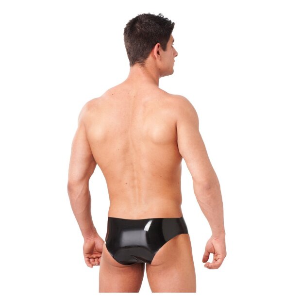 Rimba Latex Play - Mens Briefs with Sleeve - L