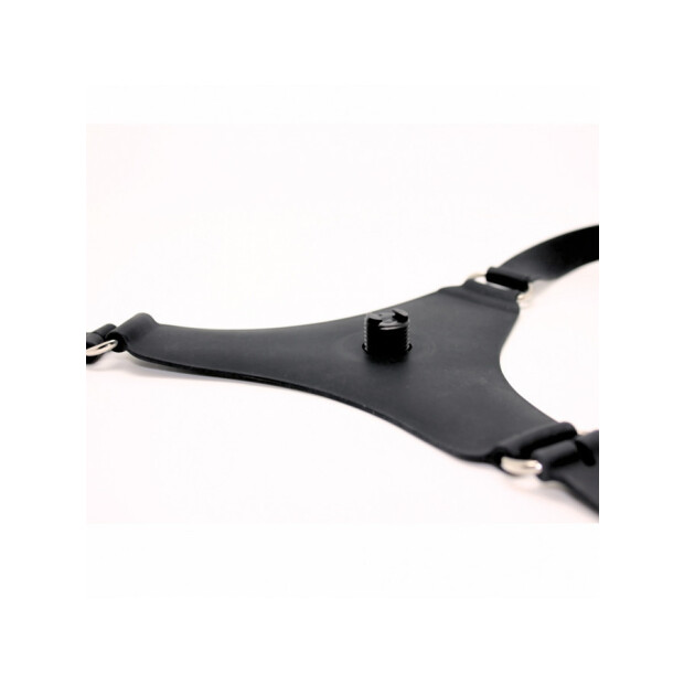 Rimba Strap-on Dildo mit Gurt Schwarz 12 cm Ø 3,5 cm