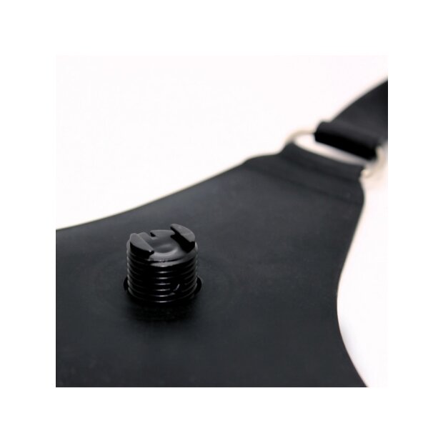 Rimba Godemichet Strap-on avec Harnais Noir 14 cm Ø 3,5 cm