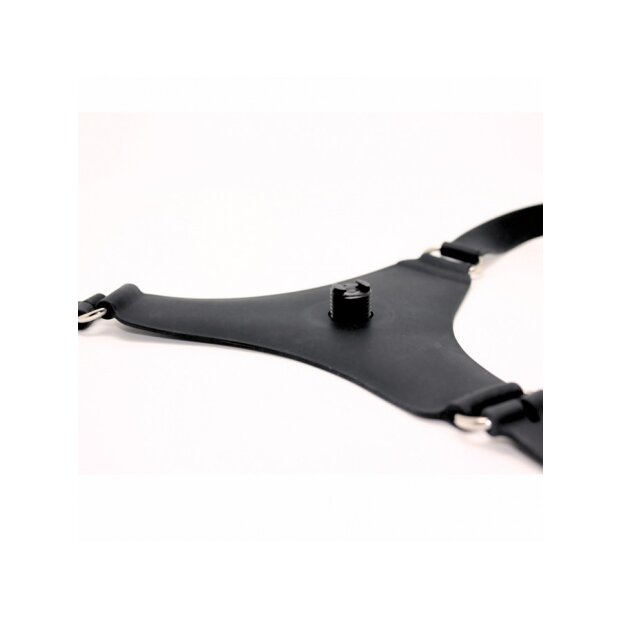 Rimba Godemichet Strap-on avec Harnais Noir 16 cm Ø 3,2 cm