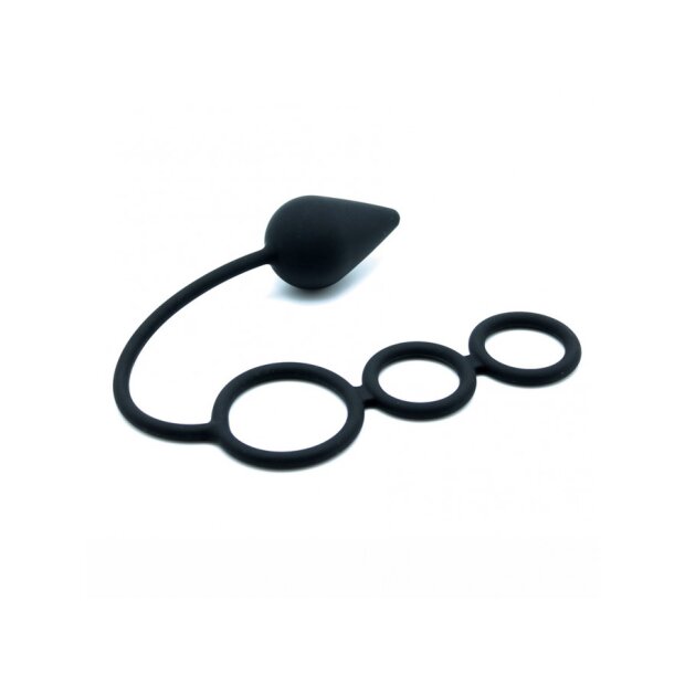 Rimba - Cockring with Anal Lock - S/M