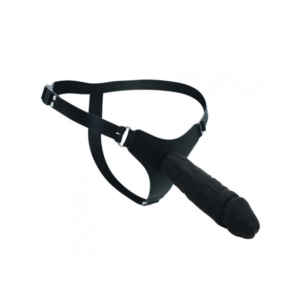 Rimba Strap-On Dildo with Harness Black 20 cm Ø 5 cm