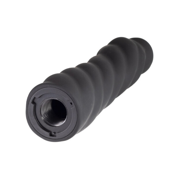 Rimba Latex Play - Exchangeable Dildo for Strap-on with Sucking Cup - Black