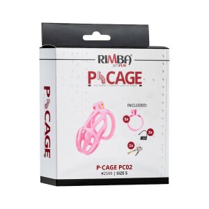 Rimba P-Cage PC02 Peniskäfig Pink 8,5 cm Ø...