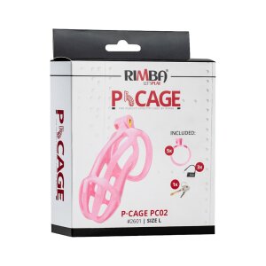 Rimba P-Cage PC02 Peniskäfig Pink 10,5 cm Ø...