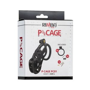 Rimba P-Cage PC01 Peniskäfig Schwarz 10,5 cm...
