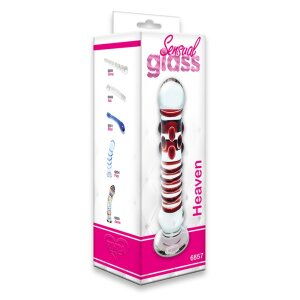 Rimba Sensual Glass Heaven Glasdildo Transparent 22 cm