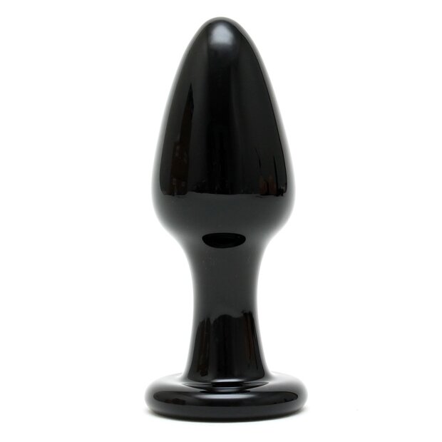 Rimba Sensual Glass Olga Analplug Schwarz ⌀ 4 cm