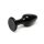 Rimba Sensual Glass Olga Analplug Schwarz ⌀ 4 cm