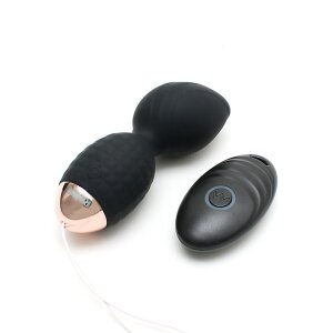 Rimba Athens Kegel Ball with Vibration Black Ø 3.5 cm