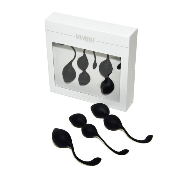 Rimba Geneva Kegel Balls Training Set Liebeskegel Schwarz ⌀ 3,6 cm