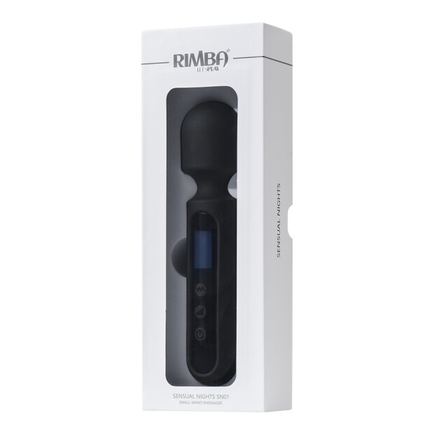 Rimba Toys - Sensual Nights SN01 - Small Wand Massager - Black