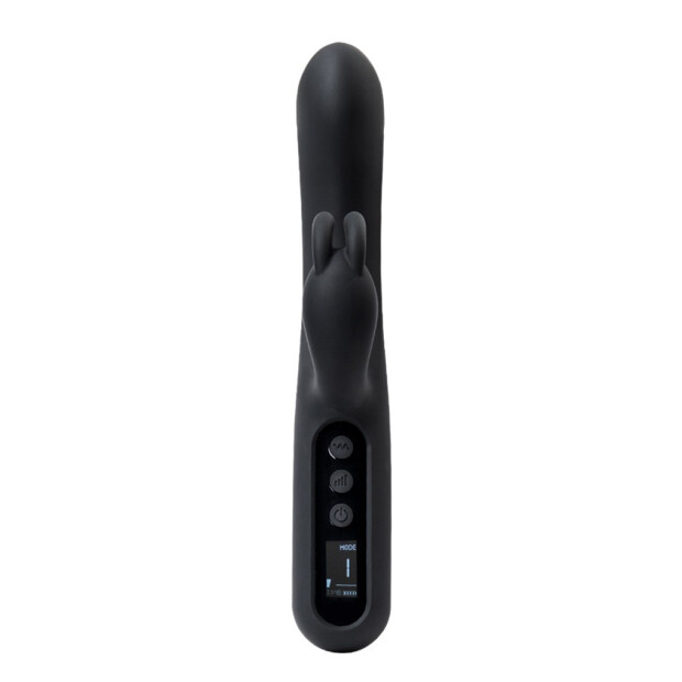 Rimba Toys - Sensual Nights SN03 - Rabbit Vibrator - Black