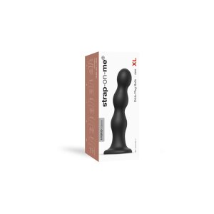 Strap-On-Me Dildo Plug Balls XL Spezialdildo Schwarz 18...