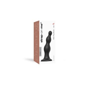 Strap-On-Me - Dildo Plug Beads Size L - Black