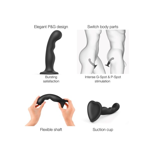 Strap-On-Me - Dildo Plug P&G Size XXL - Black