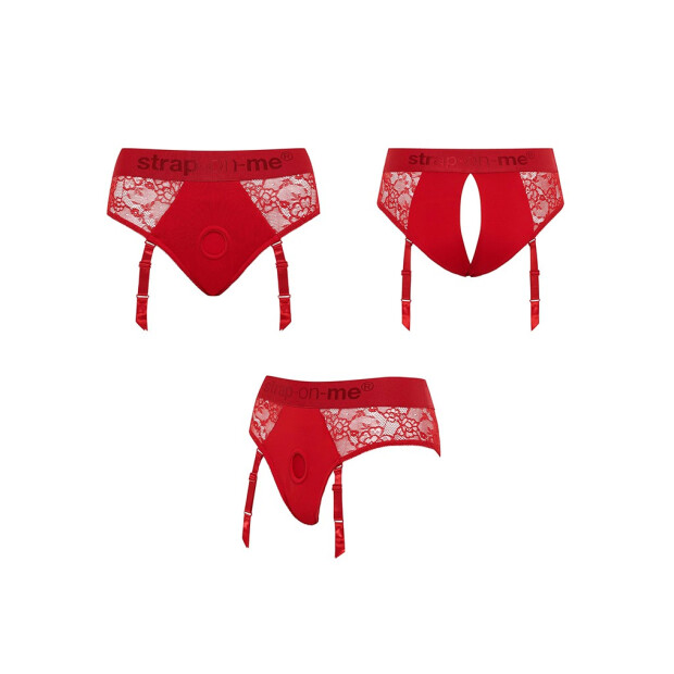 Strap-On-Me Harness Diva Strap-On Harness Rot XL