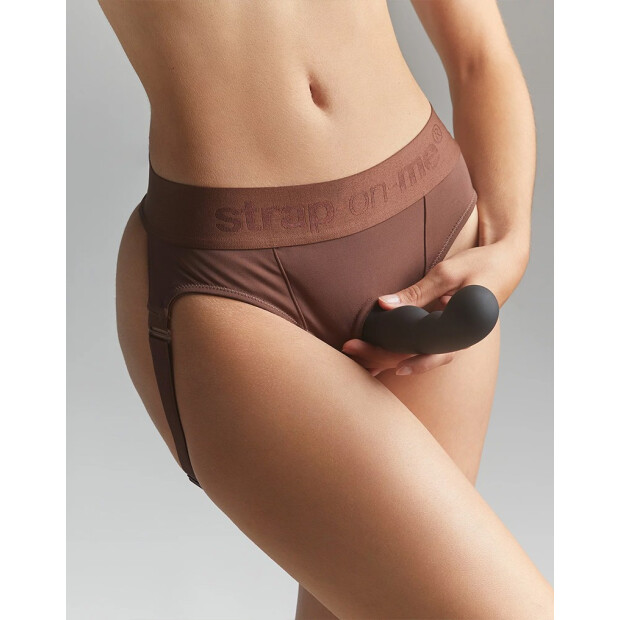 Strap-On-Me - Harnais Heroine - Harnais à sangles - Marron - XL