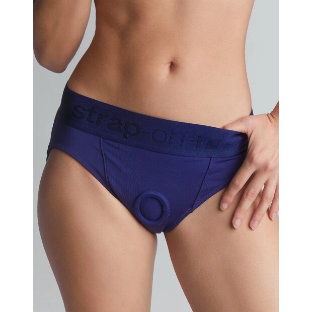 Strap-On-Me - Harnais Heroine - Harnais à sangles - Bleu - S