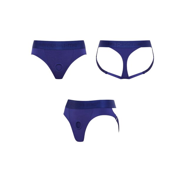 Strap-On-Me - Harness Heroine - Strap-On Harness - Blue - XL