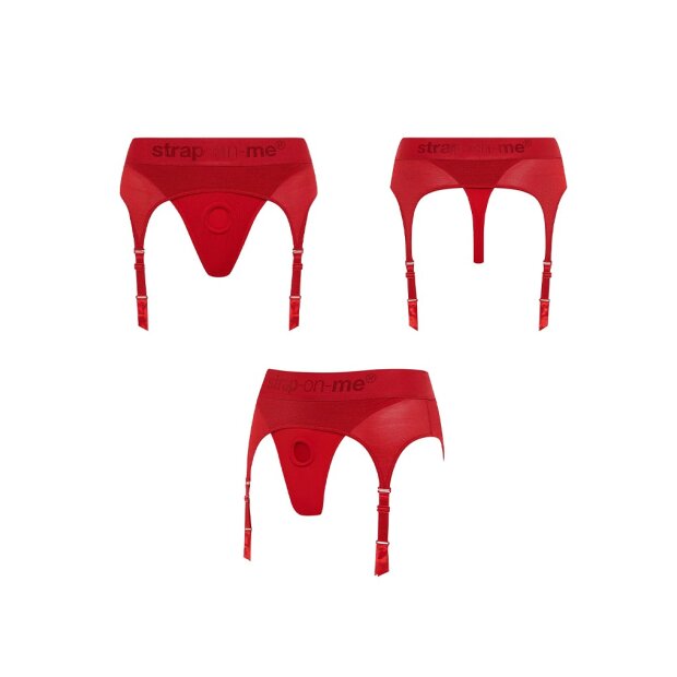 Strap-On-Me Harness Rebel Strap-On Harness Rot XXL