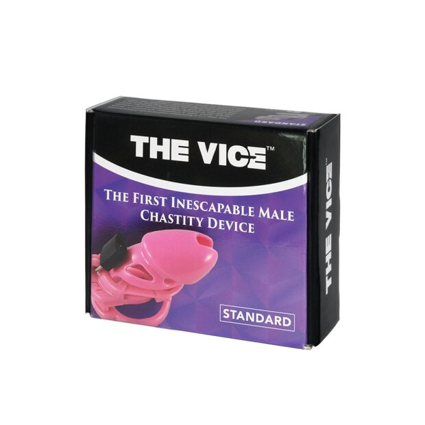 The Vice cage de chasteté avec cadenas transparent