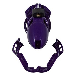 The Vice Chastity Cage with Padlock Purple