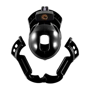 The Vice Chastity Cage with Padlock Black