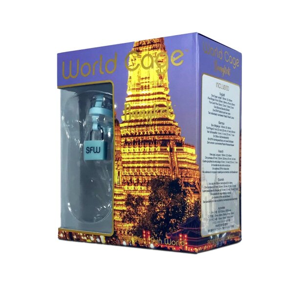 The Vice Chastity Cage with Padlock Transparent