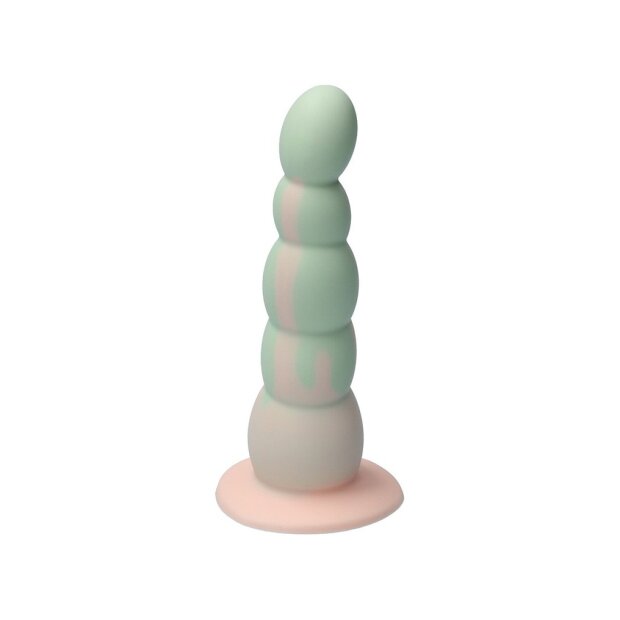 Ylva & Dite - Circe - Special Dildo - Sage Green / Orange - 17.7 cm
