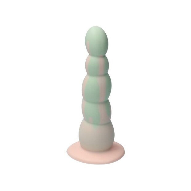 Ylva & Dite - Circe - Special Dildo - Sage Green / Orange - 17.7 cm