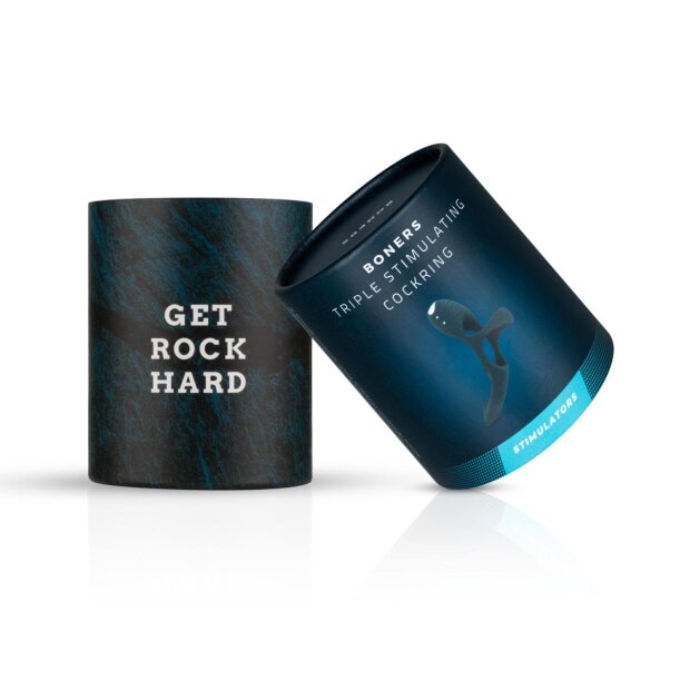 Boners Triple Cockring Bleu