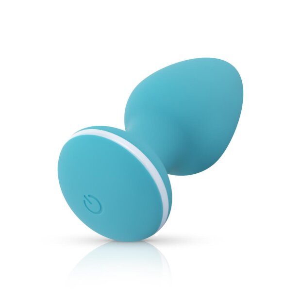 Cala Azul Blanca Vibrating Analplug Türkis ⌀ 4 cm