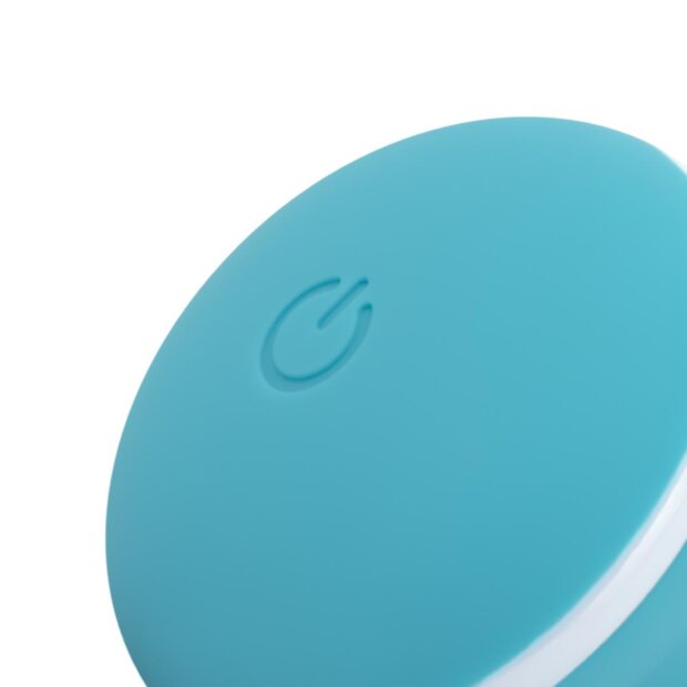 Cala Azul Blanca Vibrating Analplug Türkis ⌀ 4 cm