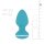 Cala Azul Blanca Vibrating Analplug Türkis ⌀ 4 cm