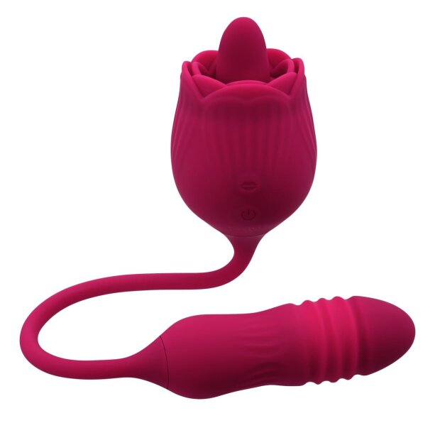 Evolved Wild Rose Tong Vibrator Pink 34,5 cm