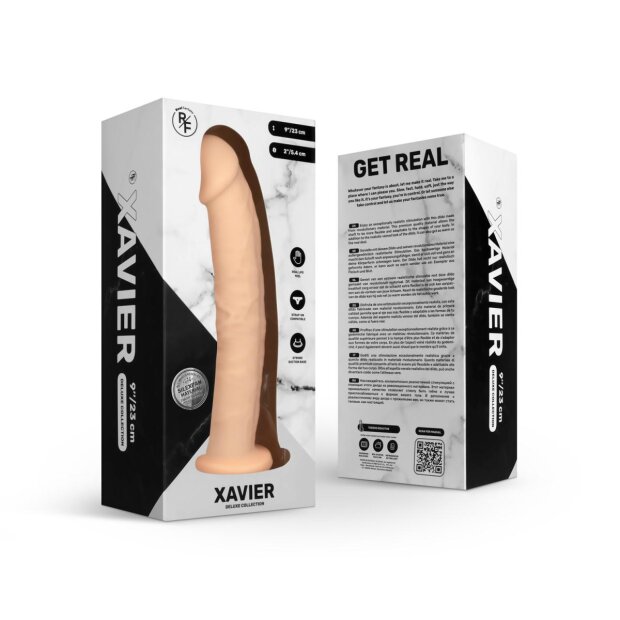 Real Fantasy Xavier Realistic Dildo Beige 23 cm
